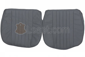 1980-1984 Mercedes Benz R107 SL C107 SLC Custom Real Leather Seat Covers (Front) - lseat2