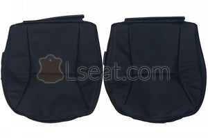 2002-2003 Saab 9-3 SE Convertible Custom Real Leather Seat Covers (Front) - lseat2