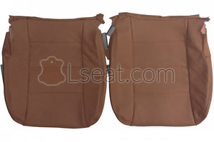 2002-2010 Porsche Cayenne S Custom Real Leather Seat Covers (Front) - lseat2