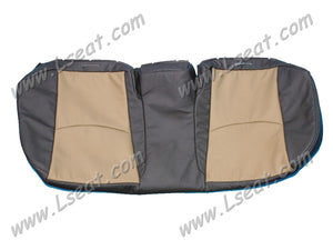 2010-2014 Toyota Prius Custom Real Leather Seat Covers (Rear) - lseat