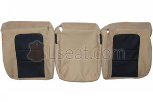 2001 Ford F250 F350 Lariat Custom Real Leather Seat Covers (Front) - lseat