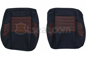 2008 Ford F250 Harley Davidson Custom Real Leather Seat Covers (Front) - lseat2