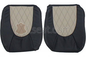 1996-2006 Jaguar XK8 X100 Custom Real Leather Seat Covers (Front) - lseat2