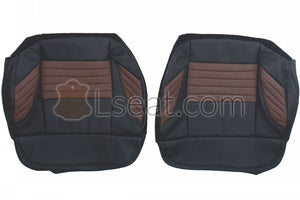 2008 Ford F150 Harley Davidson Custom Real Leather Seat Covers (Front) - lseat2