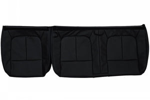 2009-2014 Ford F150 SuperCrew Cab XLT Custom Real Leather Seat Covers (Rear) - lseat2