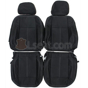 2005-2010 Hummer H3 Custom Real Leather Seat Covers (Front) - lseat