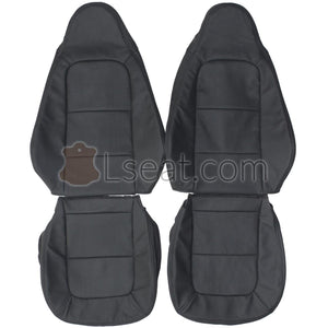 1996-2002 BMW Z3 Convertible Custom Real Leather Seat Covers (Front) - lseat