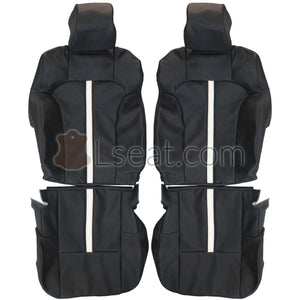 2009-2014 Lincoln MKT Custom Real Leather Seat Covers (Front) - lseat