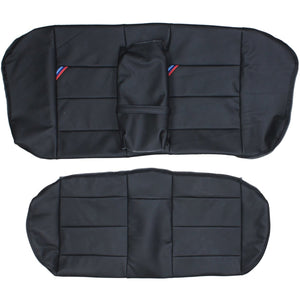 1992-1998 BMW E36 M3 Sedan Custom Real Leather Seat Covers (Rear) - lseat2