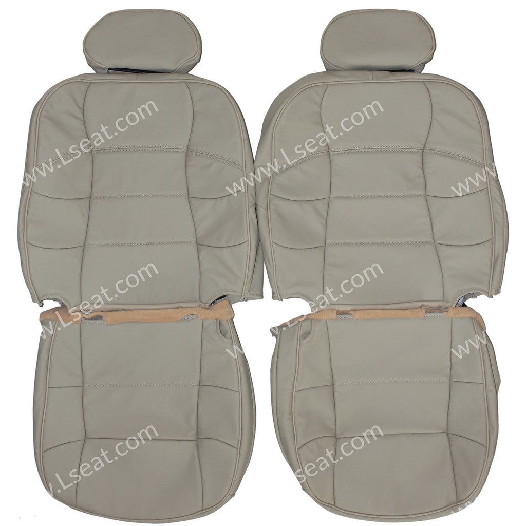 1998-2002 Lincoln Navigator Custom Real Leather Seat Covers (Front) - lseat