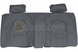 1986-1989 Saab 900 Hatchback Custom Real Leather Seat Covers (Rear) - lseat2