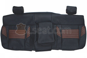2008 Ford F150 Harley Davidson Custom Real Leather Seat Covers (Rear) - lseat2