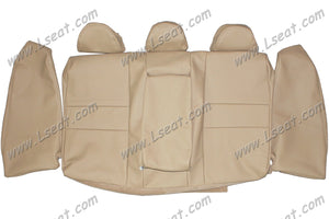 2008-2012 Honda Accord Sedan Custom Real Leather Seat Covers (Rear) - lseat