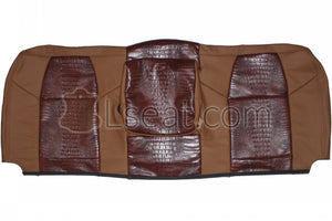 2002-2003 Ford F250 F350 Lariat Custom Real Leather Seat Covers (Rear) - lseat2