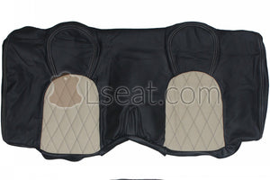 1996-2006 Jaguar XK8 X100 Custom Real Leather Seat Covers (Rear) - lseat2