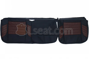 2008 Ford F250 Harley Davidson Custom Real Leather Seat Covers (Rear) - lseat2