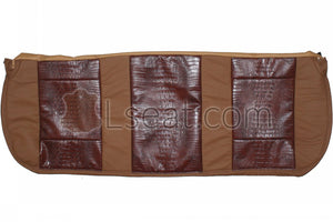 2002-2003 Ford F250 F350 Lariat Custom Real Leather Seat Covers (Rear) - lseat2