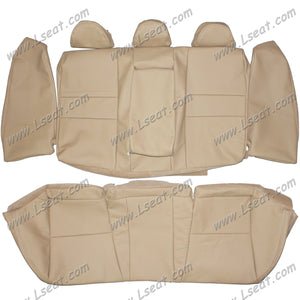 2008-2012 Honda Accord Sedan Custom Real Leather Seat Covers (Rear) - lseat