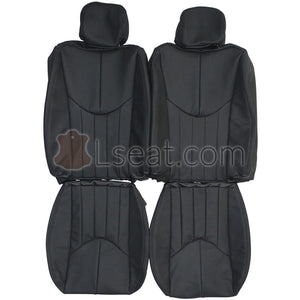 2000-2002 Jaguar S-type Custom Real Leather Seat Covers (Front) - lseat