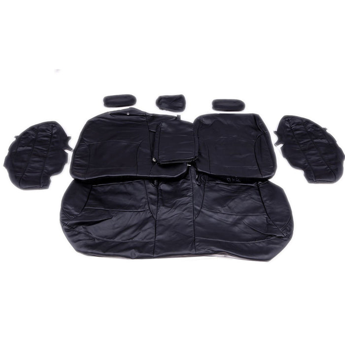 2011-2014 Hyundai Sonata Custom Real Leather Seat Covers (Rear)