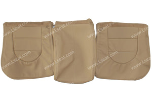 1999 Ford F250 F350 Lariat Custom Real Leather Seat Covers (Front) - lseat