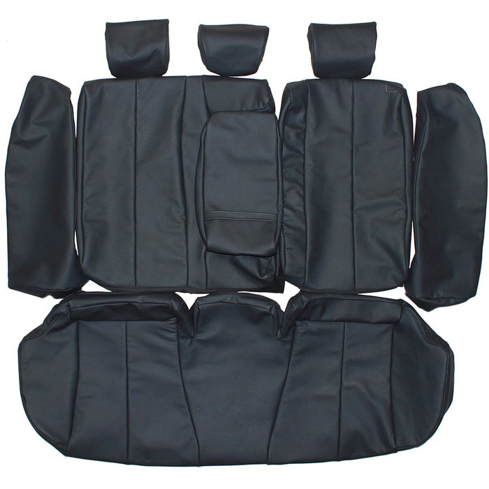 2006-2010 Hyundai Sonata Custom Real Leather Seat Covers (Rear)