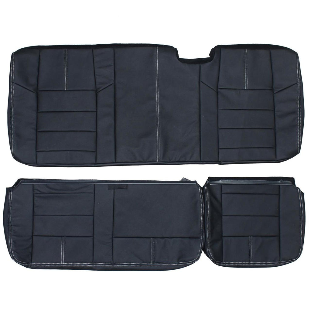2008-2010 Ford F250 F350 Lariat Custom Real Leather Seat Covers (Rear) - lseat2