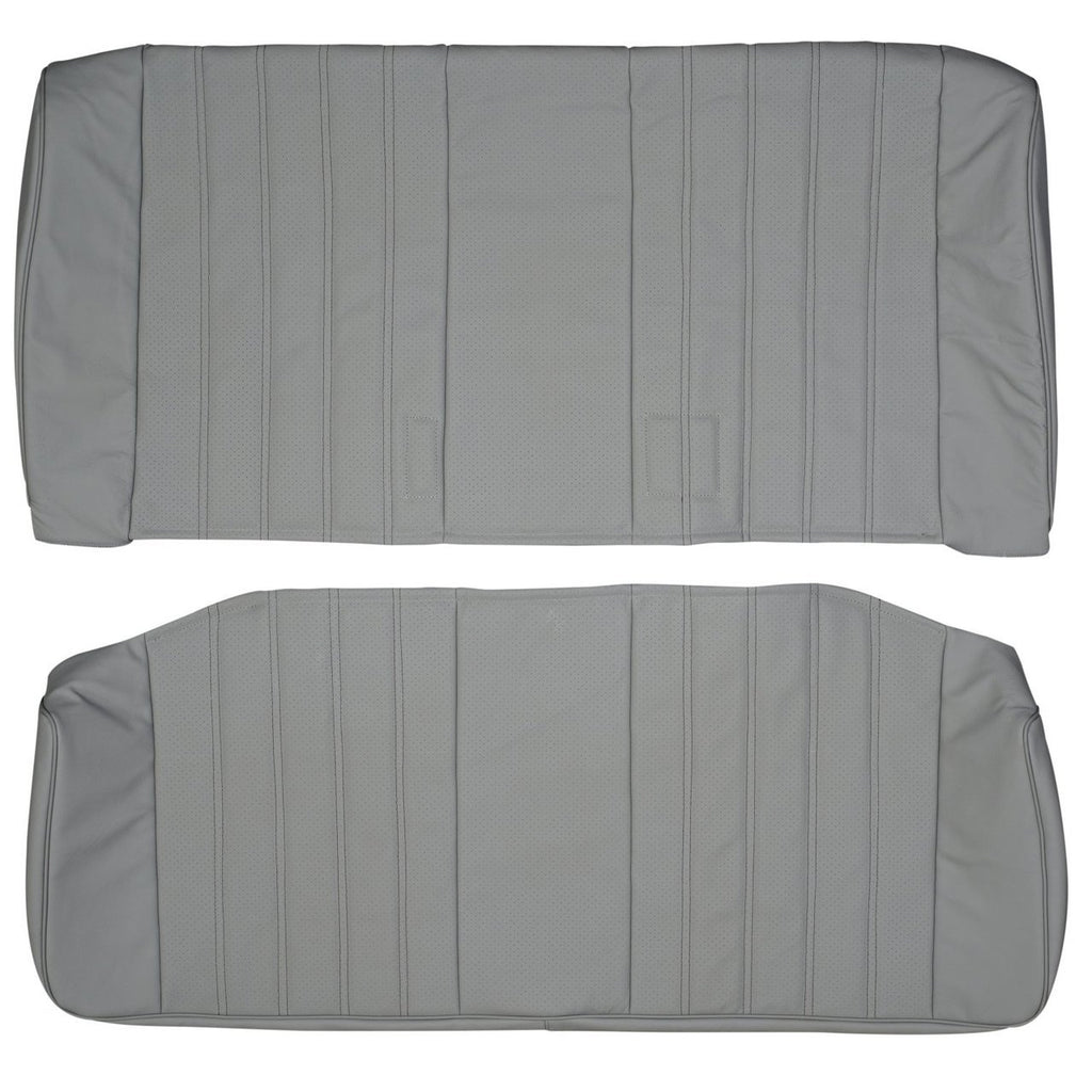1984-1992 BMW E30 Coupe Custom Real Leather Seat Covers (Rear) - lseat2