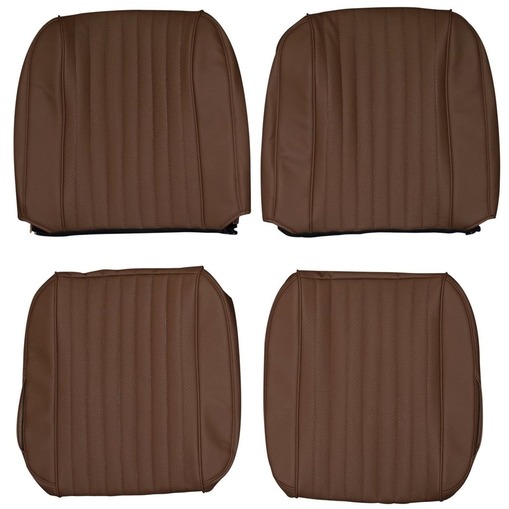 1960-1980 Saab 96 Custom Real Leather Seat Covers (Front) - lseat2