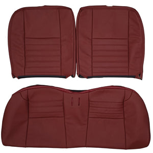 1999-2004 Ford Mustang GT Custom Real Leather Seat Covers (Rear) - lseat2