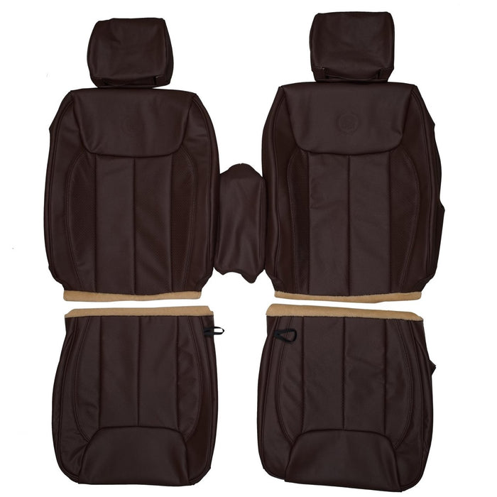 2006-2011 Cadillac DTS Custom Real Leather Seat Covers (Front)