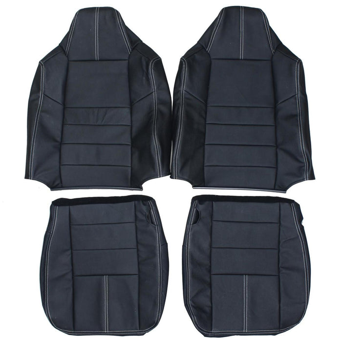 2008-2010 Ford F250 F350 Lariat Custom Real Leather Seat Covers (Front)