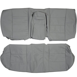 1988-1996 BMW E34 525i Sedan Custom Real Leather Seat Covers (Rear) - lseat2