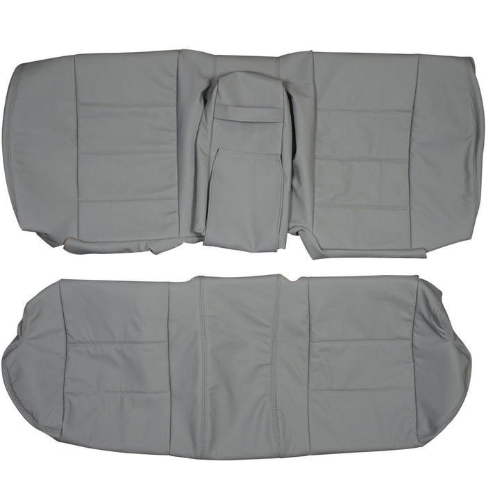 1988-1996 BMW E34 525i Sedan Custom Real Leather Seat Covers (Rear)