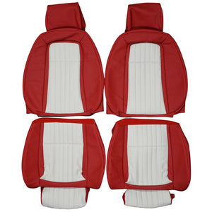 1987-1993 Ford Mustang GT Custom Real Leather Seat Covers (Front) - lseat2