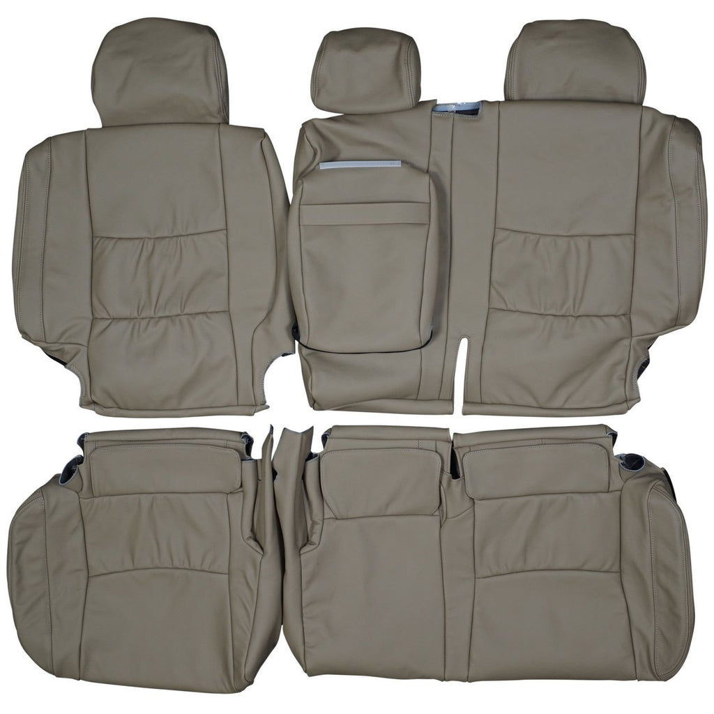 2002-2009 Lexus GX470 Custom Real Leather Seat Covers (Rear) - lseat2