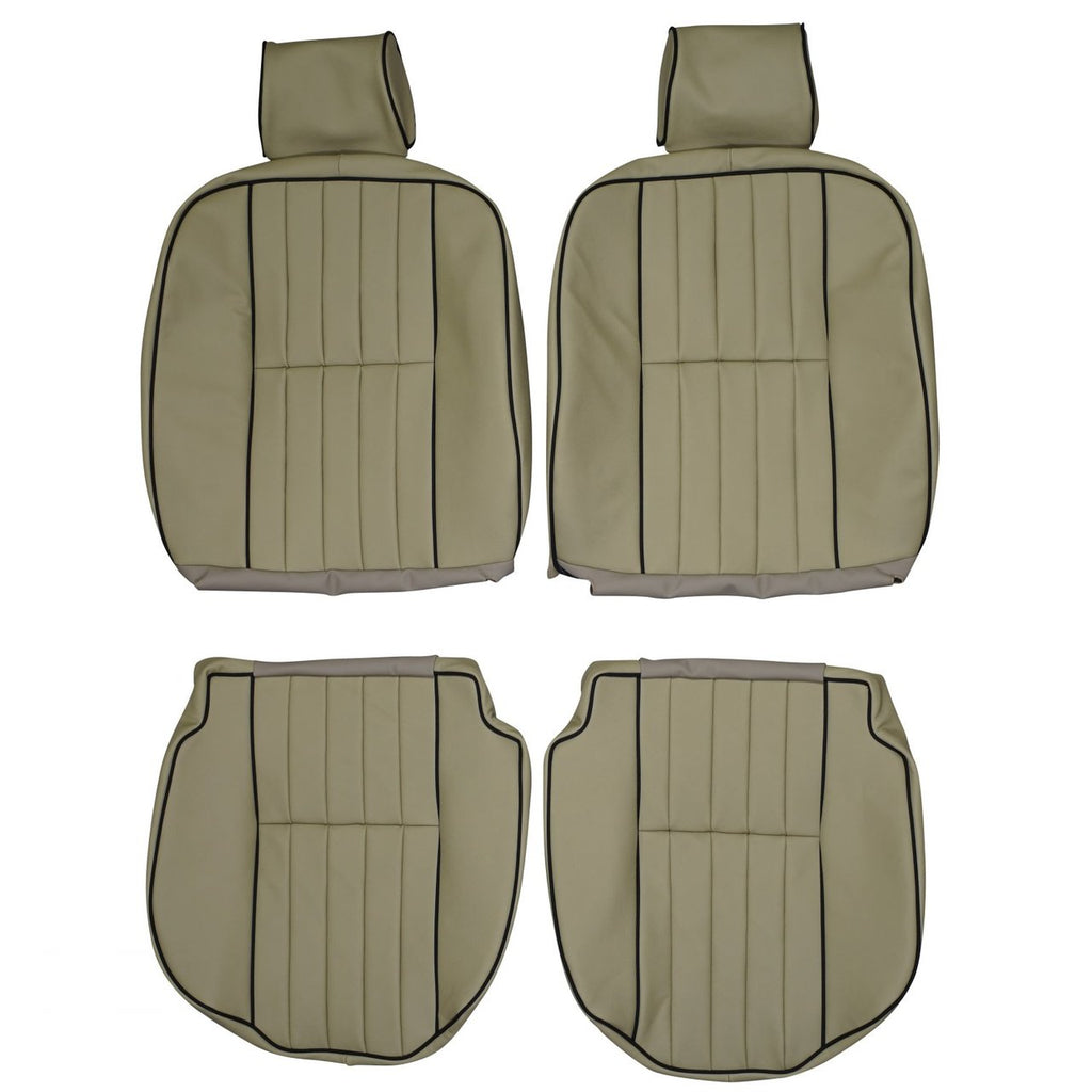 1980-1985 Jaguar XJ XJ6 Custom Real Leather Seat Covers (Front) - lseat2