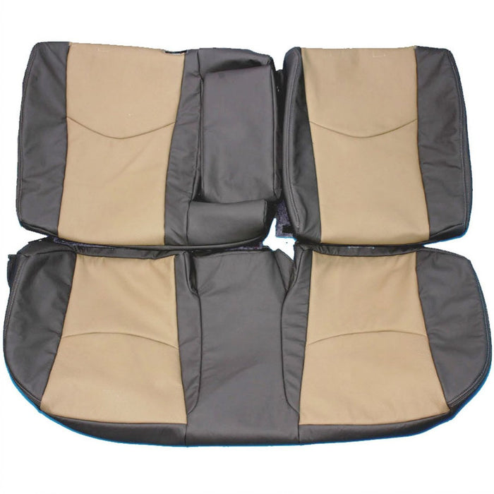 2010-2014 Toyota Prius Custom Real Leather Seat Covers (Rear)