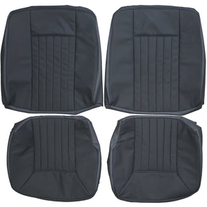 1986-1989 Mercedes Benz W124 300CE Custom Real Leather Seat Covers (Rear) - lseat2