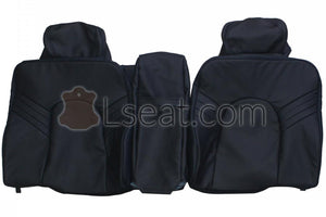 1993-1997 Saab 9000 Aero Custom Real Leather Seat Covers (Rear) - lseat2