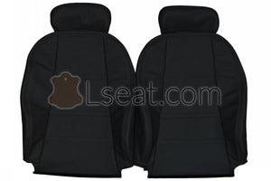 1999-2004 Ford Mustang V6 Custom Real Leather Seat Covers (Front) - lseat2