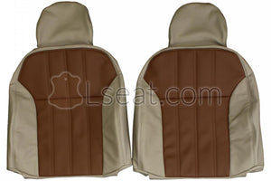 2000-2005 Chevrolet Monte Carlo Custom Real Leather Seat Covers (Front) - lseat2