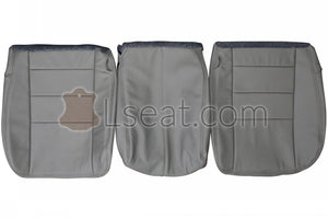 2002-2003 Ford F250 F350 Lariat Custom Real Leather Seat Covers (Front) - lseat2