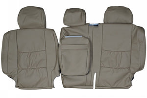 2002-2009 Lexus GX470 Custom Real Leather Seat Covers (Rear) - lseat2