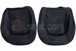 1973-1975 Pontiac Firebird Custom Real Leather Seat Covers (Front) - lseat2
