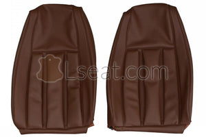 1970 Mercury Cougar XR-7 Custom Real Leather Seat Covers (Front) - lseat