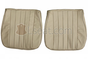 1976-1986 Mercedes Benz 280 300 W123 C123 Coupe Custom Real Leather Seat Covers (Front) - lseat2