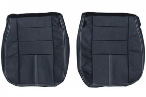 2008-2010 Ford F250 F350 Lariat Custom Real Leather Seat Covers (Front) - lseat2