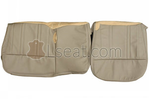 1997-1998 Ford F150 Lariat 60/40 Custom Real Leather Seat Covers (Front) - lseat2