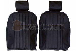 1986-1994 Jaguar XJ6 XJ40 Custom Real Leather Seat Covers (Front) - lseat2